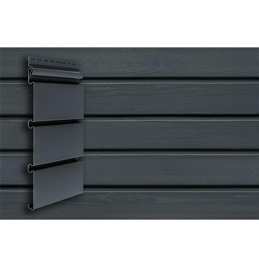 Сайдинг Grand Line Архитектурный Планкен ACRYL Графит